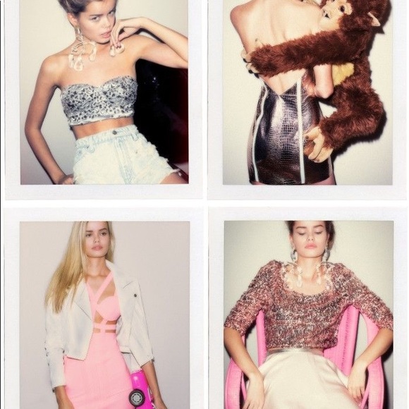 New Without Tags Nasty Gal Commotion Cage Dress in Salmon Medium - Picture 4 of 8